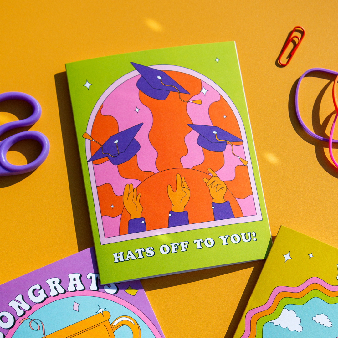 Hats Off To You | Graduation Card