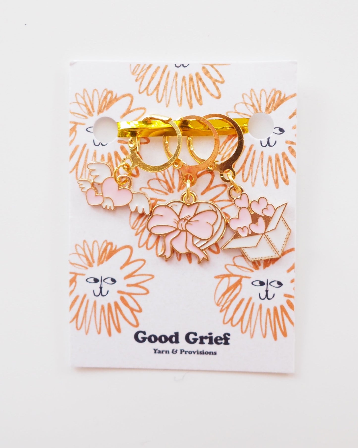 Love is Unpredictable Stitch Markers by Good Grief