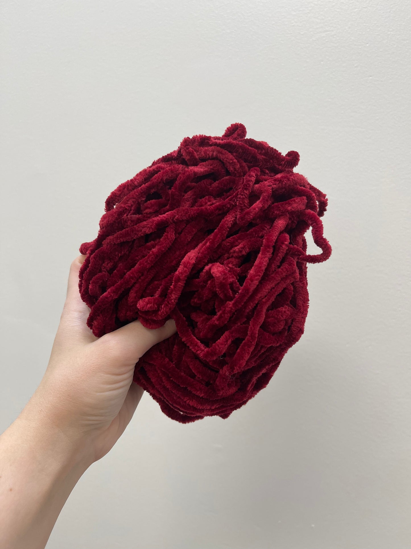 Chenille Red - Stash Sale