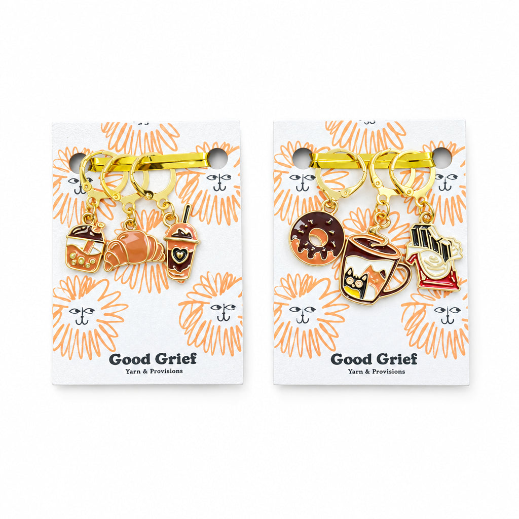 Good Grief Sweet Tooth Theme Stitch Markers (Set of 3)