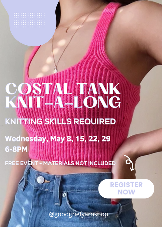 Costal Tank KAL (Knit-a-long) - Starting May 8th