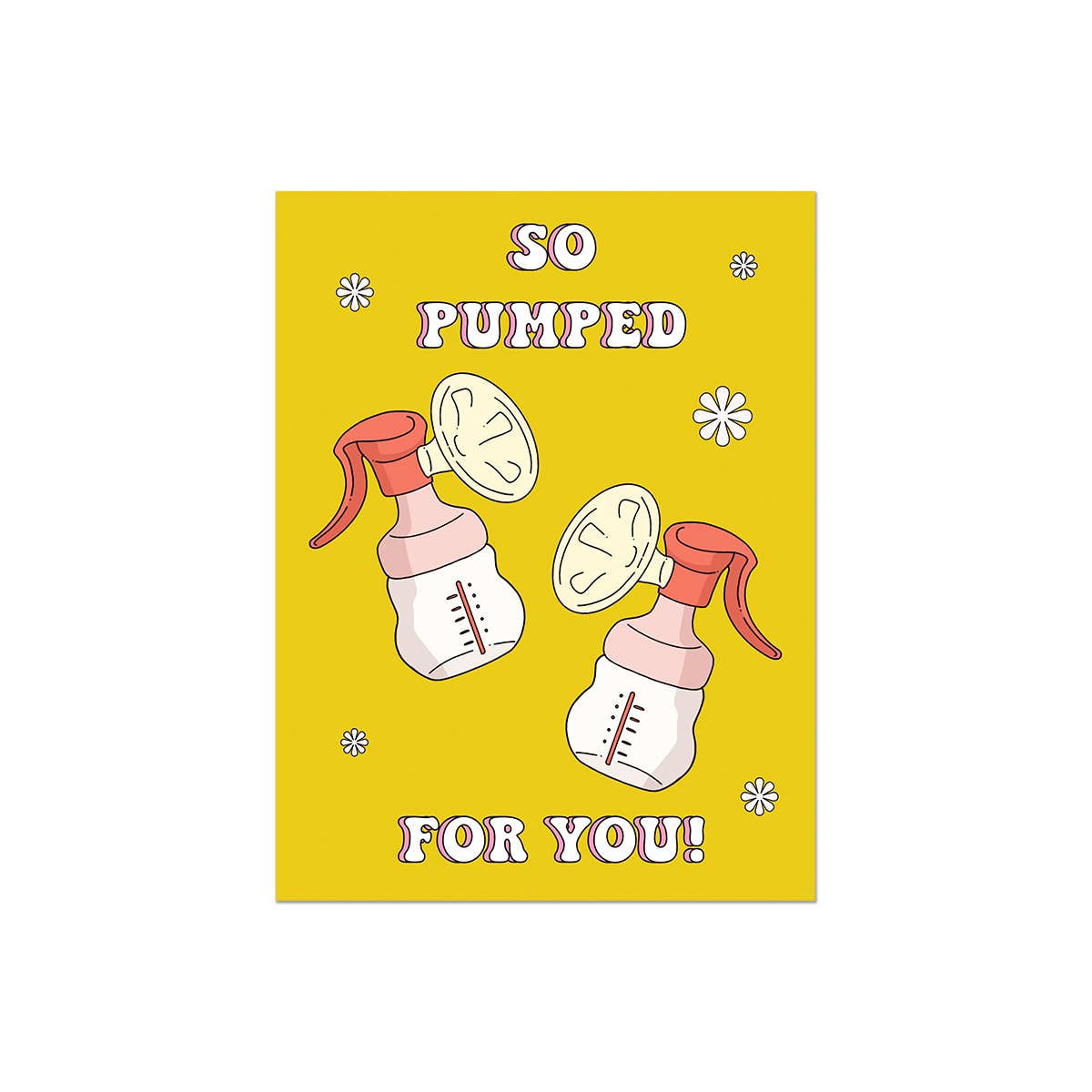 So Pumped For You! | Baby Card