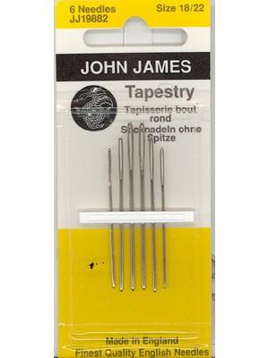 John James Tapestry Needle Assortments, Size 18/24, 6 Count