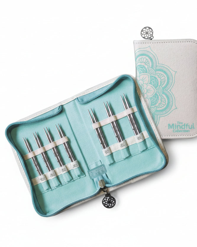KnitPro: Mindful Collection Grace Interchangeable Needle Set Of 7 Pairs (4") - Special Order