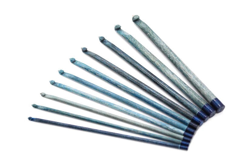 Lykke 6" Indigo Crochet Hooks