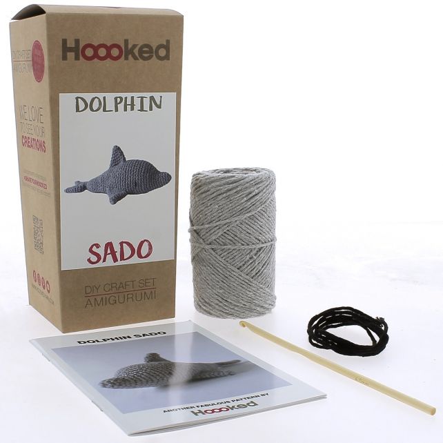 Hoooked: Sado the Dolphin - DIY Crochet Kit