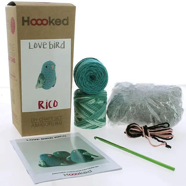 Hoooked: Rico the Love Bird - DIY Crochet Kit