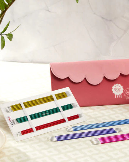 KnitPro: Zing Double Pointed Needle Set - 6" Deluxe