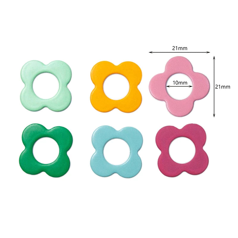 GG Metal Flower Stitch Markers