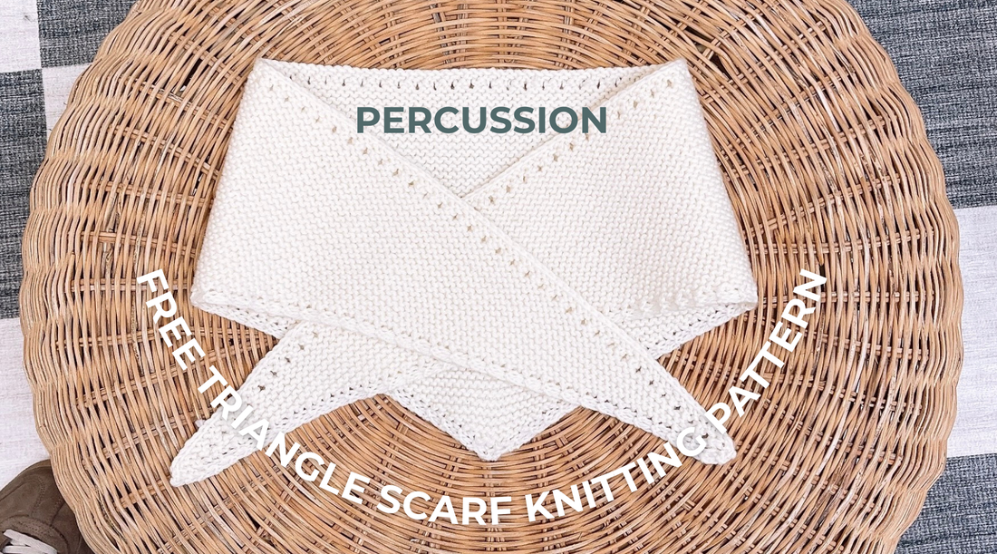 Percussion - Free Triangle Scarf Pattern
