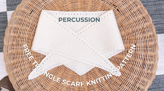 Percussion - Free Triangle Scarf Pattern