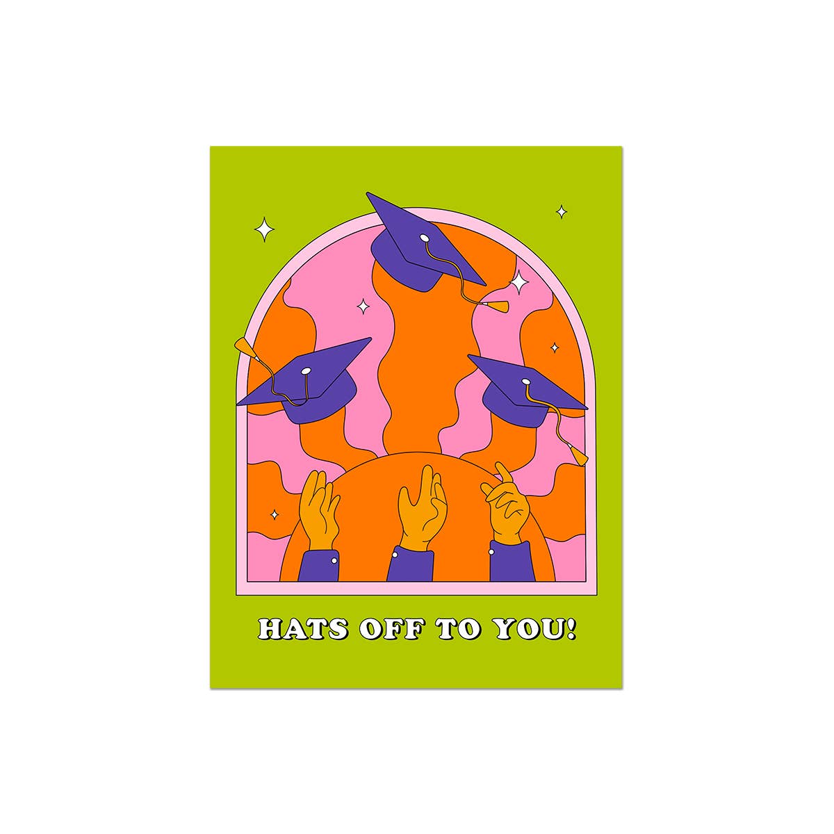 Hats Off To You | Graduation Card