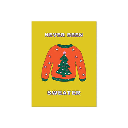 Never Been Sweater | Christmas Card