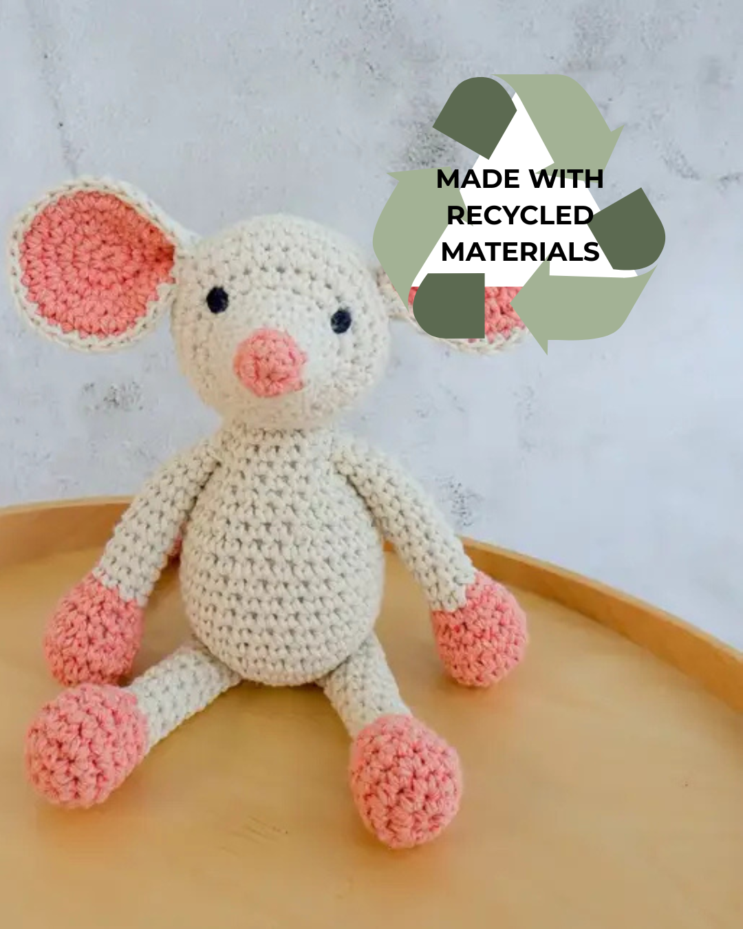 Hoooked: Monica the Mouse- DIY Crochet Kit
