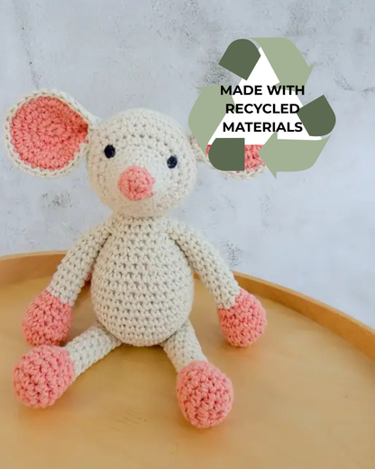 Hoooked: Monica the Mouse- DIY Crochet Kit