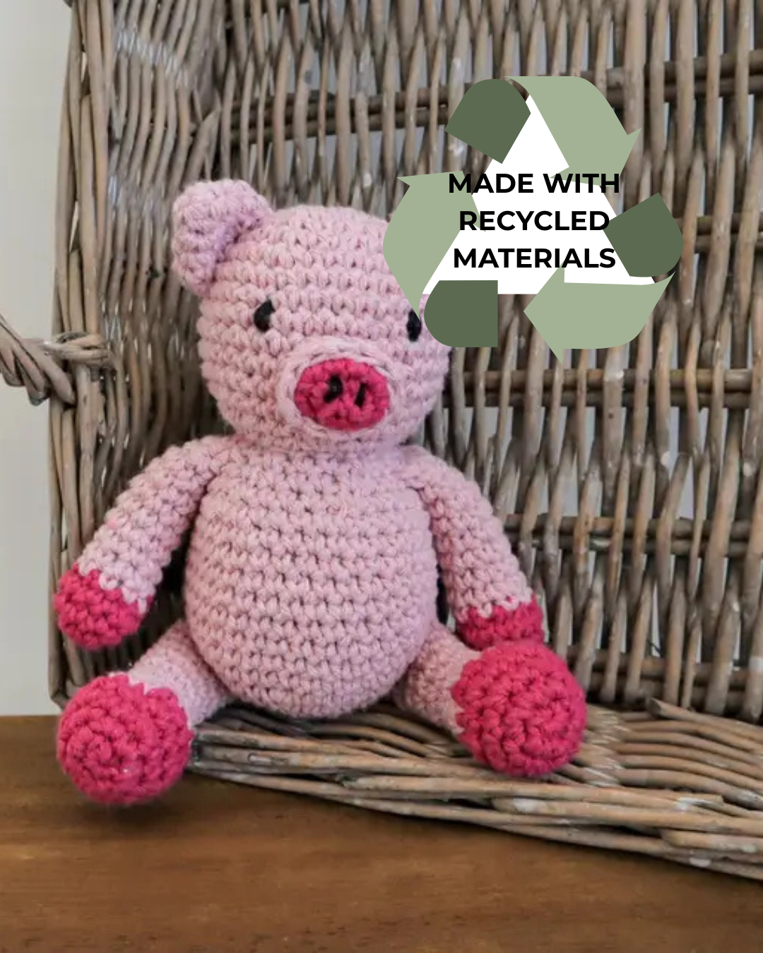 Hoooked: Maggie the Piglet- DIY Crochet Kit