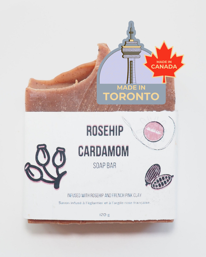 Do Not Eat: Rosehip Cardamom Soap Bar