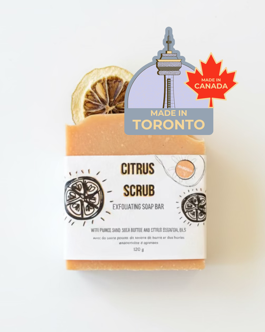 Do Not Eat: Citrus Scrub Soap Bar