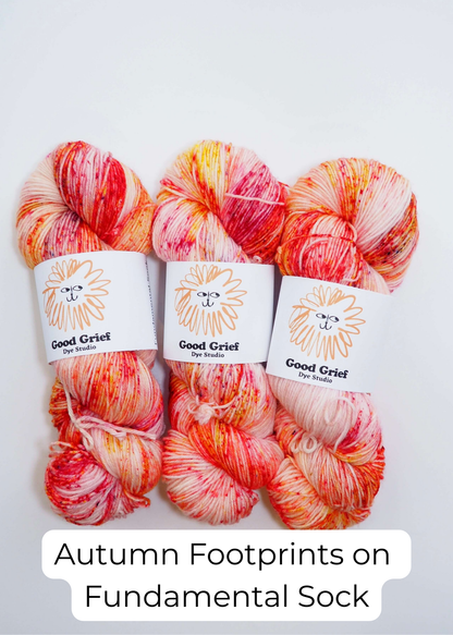 Good Grief Custom Dyes: Fundamental Sock
