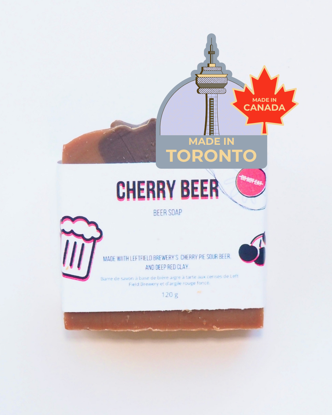 Do Not Eat: Cherry Beer Soap Bar