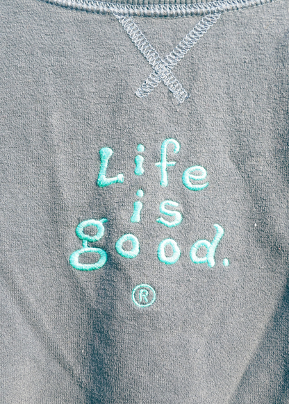 Life Is Good Crew-Neck Sweater *75% OFF*