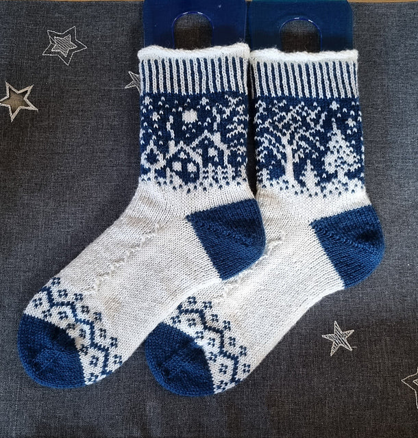 Christmass Shadow Night Sock Kit