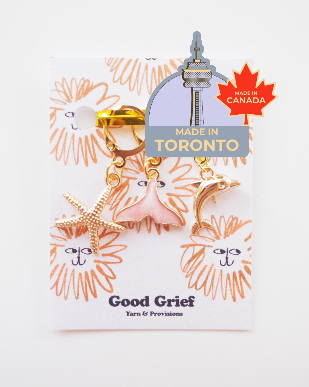 The Mysteries of the Ocean Stitch Markers by Good Grief