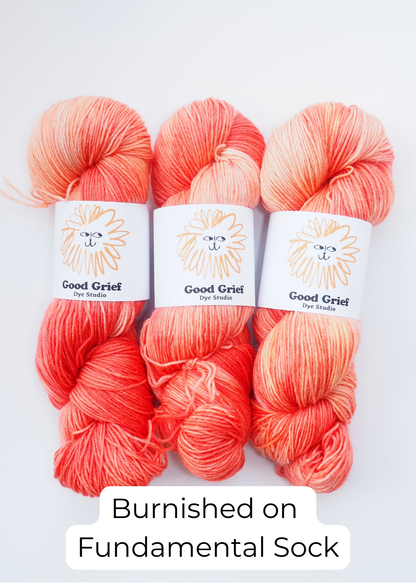 Good Grief Custom Dyes: Fundamental Sock