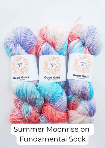 Good Grief Custom Dyes: Fundamental Sock