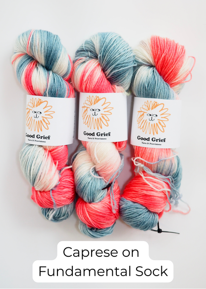Good Grief Custom Dyes: Fundamental Sock