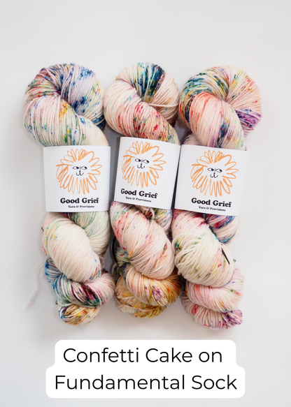 Good Grief Custom Dyes: Fundamental Sock