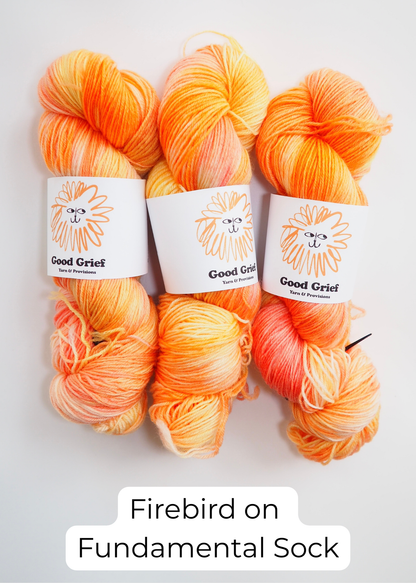 Good Grief Custom Dyes: Fundamental Sock