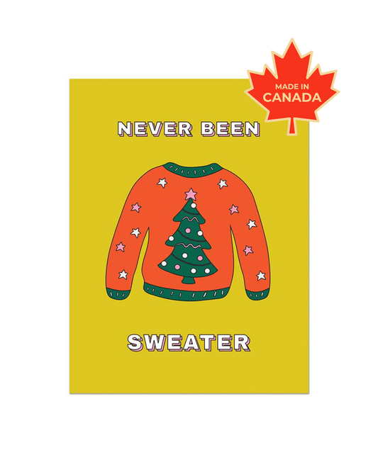 Never Been Sweater | Christmas Card