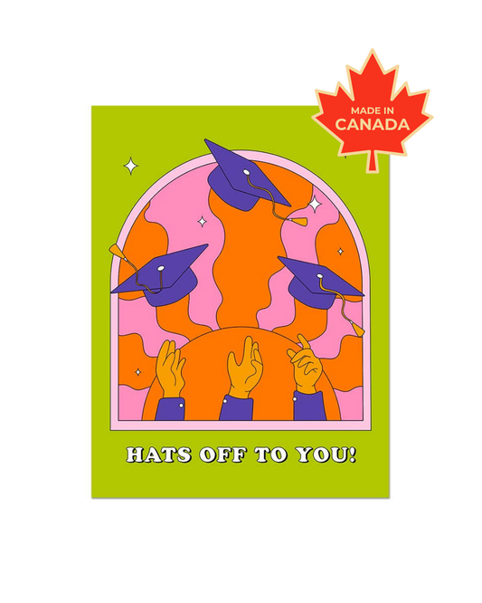 Hats Off To You | Graduation Card