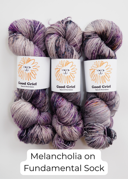 Good Grief Custom Dyes: Fundamental Sock