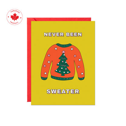 Never Been Sweater | Christmas Card