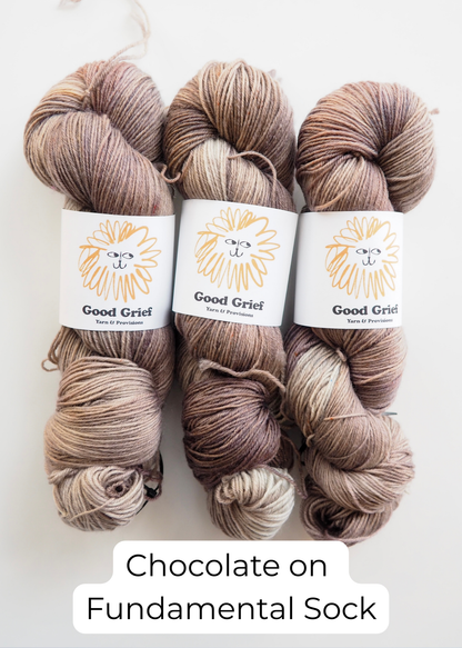 Good Grief Custom Dyes: Fundamental Sock