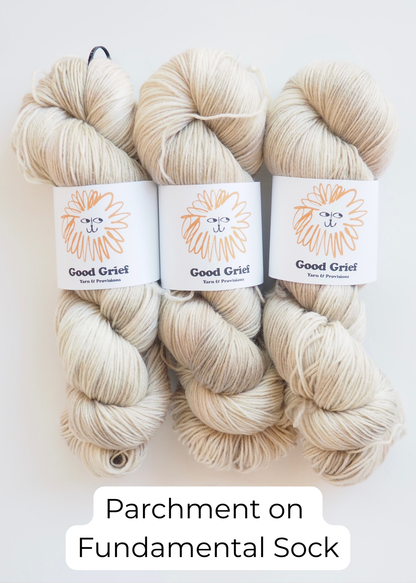 Good Grief Custom Dyes: Fundamental Sock