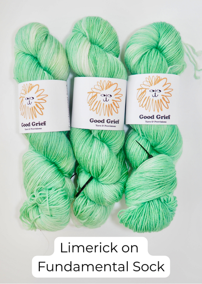 Good Grief Custom Dyes: Fundamental Sock