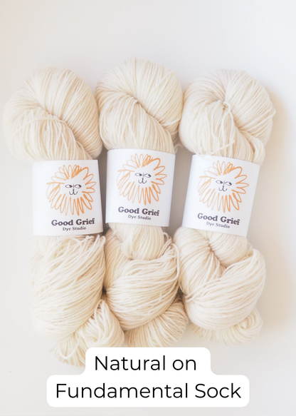 Good Grief Custom Dyes: Fundamental Sock