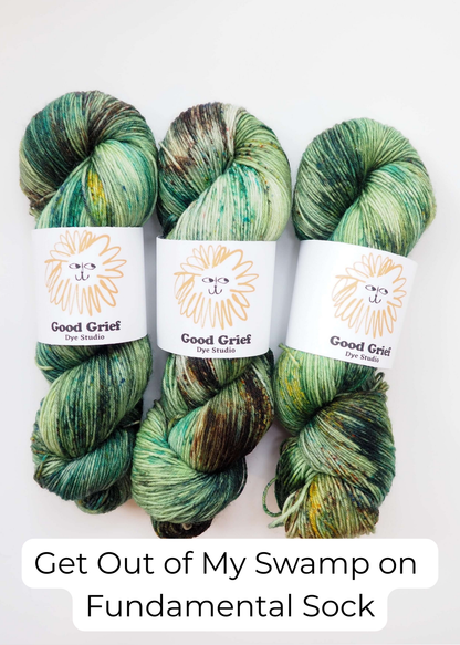 Good Grief Custom Dyes: Fundamental Sock