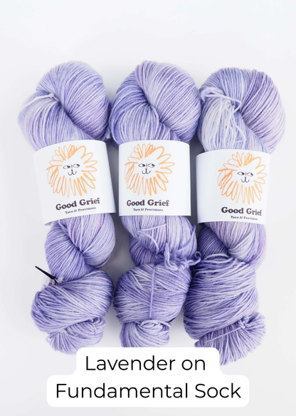 Good Grief Custom Dyes: Fundamental Sock