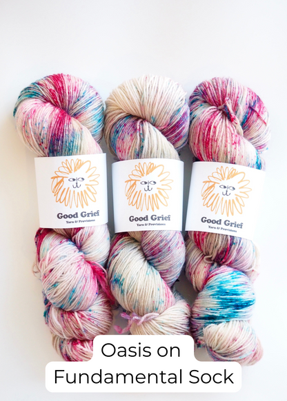 Good Grief Custom Dyes: Fundamental Sock