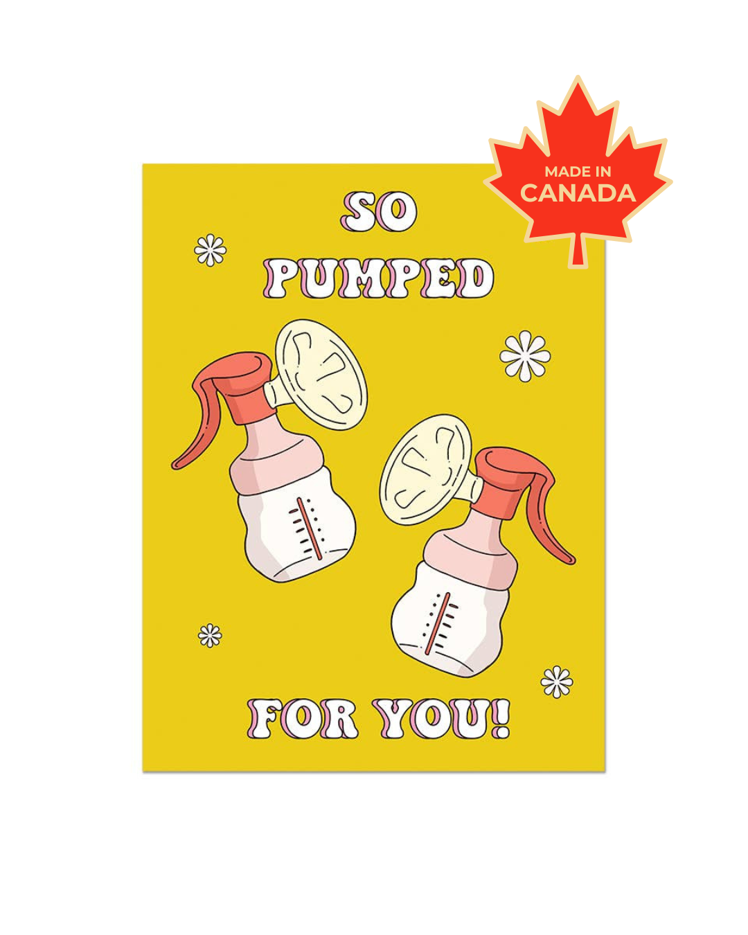 So Pumped For You! | Baby Card