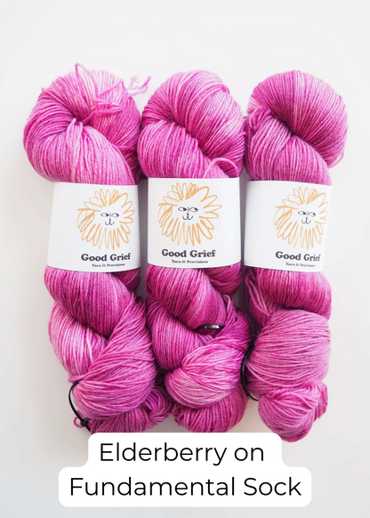 Good Grief Custom Dyes: Fundamental Sock