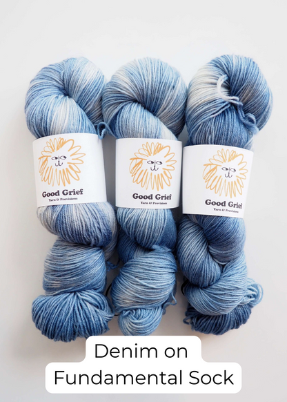 Good Grief Custom Dyes: Fundamental Sock