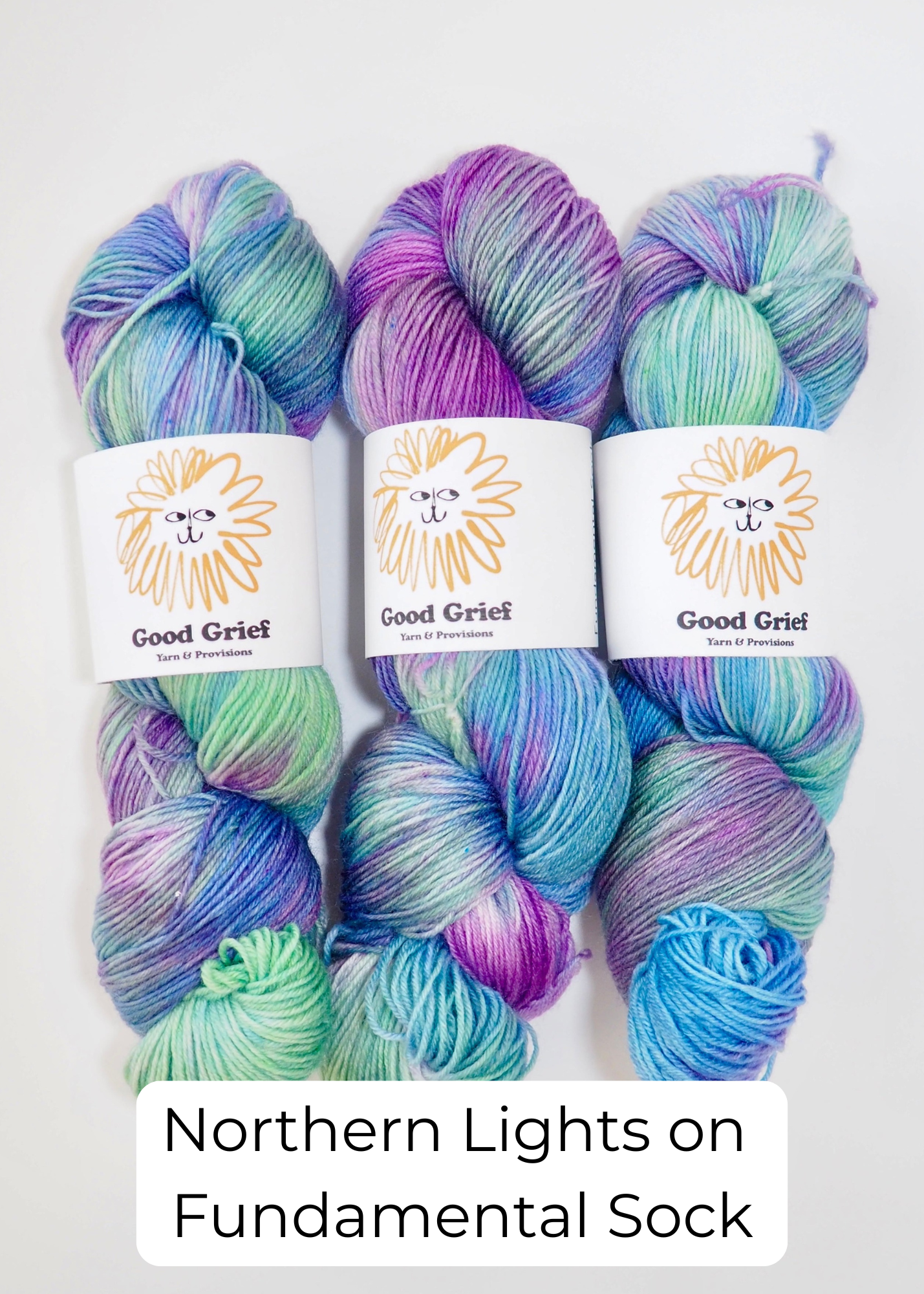 Good Grief Custom Dyes: Fundamental Sock