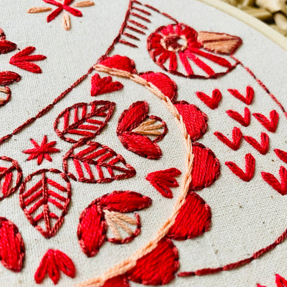 Hook, Line & Tinker: Cardinal Complete Embroidery Kit