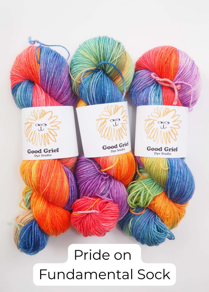 Good Grief Custom Dyes: Fundamental Sock