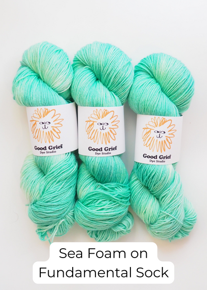 Good Grief Custom Dyes: Fundamental Sock